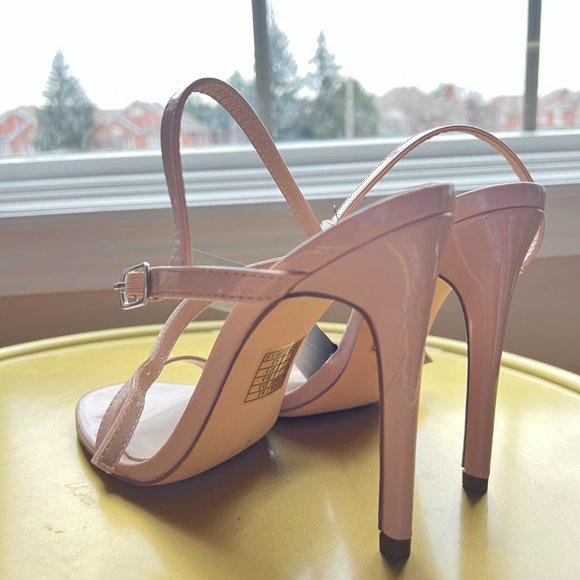 Forever 21 Pink Strappy Heel - Picture 3 of 7